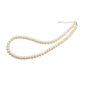 Large Classic White Freshwater Pearl Necklace Large Classic White Freshwater Pearl Necklace